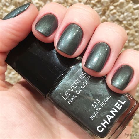 buy chanel black pearl nail polish